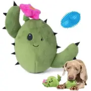 2 in 1 Interactive Plush Dog Toy - Rip and Reveal Toy for Dogs and Large