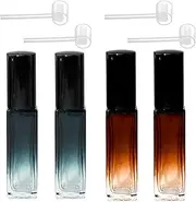 4Pcs Perfume Travel Spray Bottle Glass Atomizer Spray Bottle 10ml Refillable Bottle Small Perfume Bottle Portable Mini Perfume Spray Bottle Perfume Container And Dispenser for Women Men