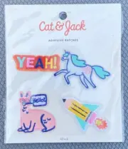FREE Shipping Cat & Jack Adhesive Patches 4 Pack Unicorn Rocket YEAH