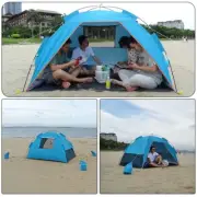 Beach Tent Family Anti UV Outdoor Sunshade Umbrella for Garden Park BBQ Patio