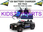 12 Volt Battery Charger KID TRAX DODGE CHARGER SWAT POLICE CAR w/ Blue Connector
