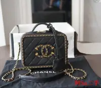 在飛比找Yahoo!奇摩拍賣優惠-阿Sa二手  Chanel Vanity Case 荔枝皮C