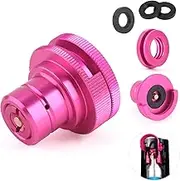 YHX-OU CO2 Split Quick Adapter for Soda Stream Duo Terra Art Gaia CO2 60L Soda Quick Adapter CO2 Quick Connect Adapter CO2 for Cylinder 60L 425g Trapezoidal Thread TR21-4, F-QC1.0-P