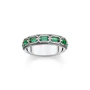 Buy Ring Crocodile shell with stones silver blackened by Thomas Sabo online - THOMAS SABO Australia