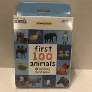 Briarpatch First 100 Animals Matching Card Game Sealed