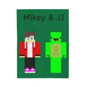 Mikey & JJ Video Game Velveteen Plush Blanket