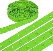 uxcell 3 Yard Snap Button Tape, Polyester Plastic Snap Button Trim, Sewing Press Stud Ribbon Replacement for DIY Craft Clothes Fabric Sewing, Green
