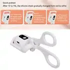 Heated Eyelash Curler 3 Temperature Modes Mini Electric Lash Curler White ZZ1