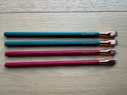 Four Blackwing pencils: 2 Matte Green and 2 Matte Red (boxes Not Included)