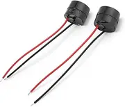 NDNCZDHC 10Pcs Active Piezo Electric Buzzer Alarm YMD-12095 Wired Connector Electronic Buzzer Alarm DC 3-24V for Motorcycles Steering