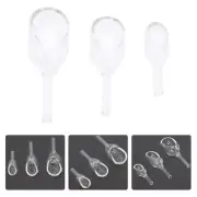 3 Pcs Glass Funnel Laboratory Weighing Bottle Equipment Small Funnels