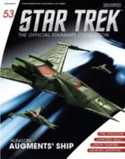 Star Trek Eaglemoss #53 Klingon Augments’ Ship. Original Packaging & Unopened