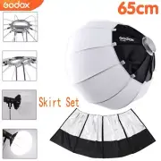 AU Godox CS-65D 65cm Bowens Mount Collapsible Lantern Softbox + SS-65 Skirt Set