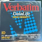 Microdisk Verbatim Diskettes DataLife HD 1.44MB IBM PS/2’s Formatted Box 10 NIB