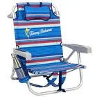 Tommy Bahama Backpack Beach Chair Cooler Storage Pockets - Blue
