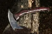 Handmade Carbon Steel Tomahawk Axe For Hiking Camping Hunting & Outdoor