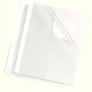 Fellowes Thermal Binding Cover Gloss Back A4 6mm White Pack 100