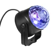 MGY-019 6W Remote Control LED Crystal Magic Ball Light Colorful Rotating Stage Laser Light