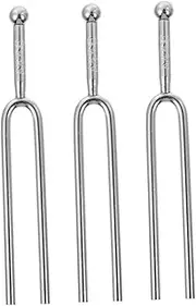 UPKOCH 3pcs Tuning Forks Durable Music Instruments Tuning Forks for Guitar Violin Cello Standard A Tone for Musicians