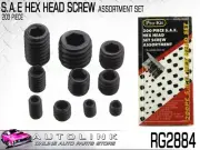 PROKIT 200 PIECE HEX HEAD SCREW ASSORTMENT IN PLASTIC CASE RG2884