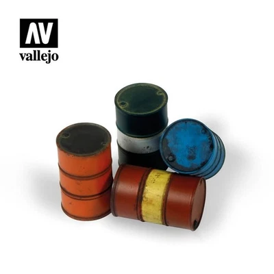 VALSC204 - Vallejo Scenics - 1:35 Modern Fuel Drums