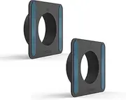 [Koroao] Adhesive Window Mount Bracket for Google Nest Cam Indoor(Wired)-2nd Gen Camera ，No Screws Self-Adhesive Easy Installation Glass Window Mounting (2-Pack，Black)