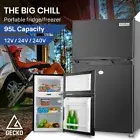 GECKO 95L Portable Upright Fridge Refrigerator 12V/24V/240V Caravan Motorhome