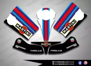 Birel Art KG Puffo Bambino Graphics Sticker Kit - BirelArt - Go Kart (Martini)D2