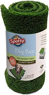 Spotty Indoor Potty Replacement Pad, House Training Pet Puppy Dog Artificial Grass Rug Turf Pee Mat Green 29x18 Inch (Pack of 1)
