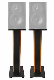 (2) Rockville 28" 2-Tone Studio Monitor Speaker Stands For Dynaudio LYD 7