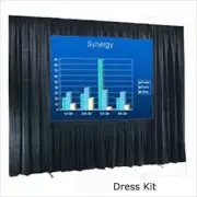 100" Easy Fold Rear Projection Screen 4:3 plus Dress Kit