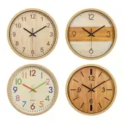 Simple Design Quartz Wall Clock 12 Inch Silent Clock for Home Office Decoration