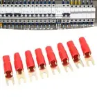 50Pcs 8 Gauge Fork Spade U Type Wire Connectors Electrical Crimp Terminals