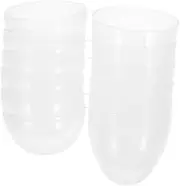 iplusmile 6pcs Fillable Jumbo Easter Egg Containers Plastic Candy Boxes for Easter Hunt Decorations Reusable Party Favor for Celebrations and Family Gatherings