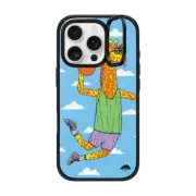 iPhone 16 Pro Impact Ring Stand Case MagSafe Compatible Gerard the Giraffe Phone Case by Mulga