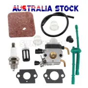 Carburetor Carb for STIHL FS55R FS55RC KM55 HL45 KM55R FS55 Air Filter Fuel Line