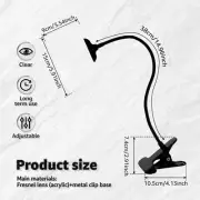 5X Magnifying Glass with Clip Adjustable Flexible Neck Clip On Magnifying tyxBL