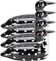 TIDTALEO 4Pcs Cute Duck Ceramic Chopstick Rests Adorable Spoon Holder for Elegant Table Decor Skid Desktop Chopstick Holder Housewarming and Dining