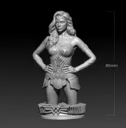 80mm resin figures model Magical Girl Bust Unassembled unpainted