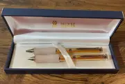 Bill Blass Pen & Pencil Set Champagne Grip Ballpoint Pen Mechanical Pencil Set