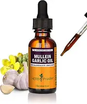 Herb Pharm Mullein Garlic Herbal Oil - 1 Ounce