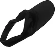 [Holibanna] Quick-Drying Visor Running Hat Hats for Men Sun Protection Mens Hats for Sun Protection Wide Brim Golf Hats for Men Visor Hats for Women Shade Hat Summer Hats Caps Black Polyester