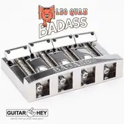 NEW Leo Quan® Badass I™ Bass Bridge for 4-string BC Rich Spector Kramer - CHROME