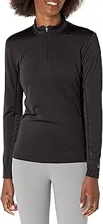 [HUK] Women's Standard Icon 1/4 Zip Long Sleeve| Fishing Shirt with Sun Protection