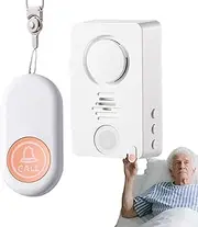 Bed Alarm for Elderly Adults Wireless - Bedside Cordless Warning - Waterproof Seniors Monitoring Bed Alarm for Night Kids Adults Bedwetting Indoor Caregiver Sleep Patients