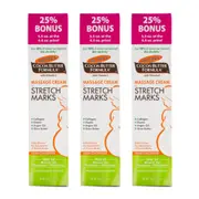 3x Palmers Massage Cream For Stretch Marks Cocoa Butter Formula With Vitamin E 156g