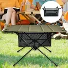 Camping Table Storage Bag Foldable Portable Under Table Net For Hiking