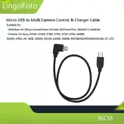 Micro USB to Multi Camera Control & Charger Cable for Zhiyun Weebill-S for Sony
