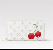 LOUIS VUITTON x Takashi Murakami M14240 Zippy Wallet Cherry 2025