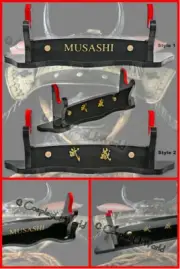 Musashi Wooden Table Display Samurai Katana Sword Blade Heavy Duty Single Stand